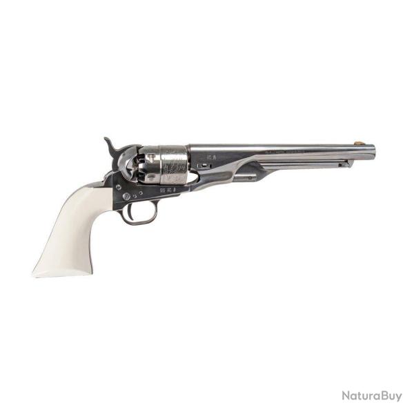 Replique 1860 Army Old Silver Bande Acier Cal 44 Pn