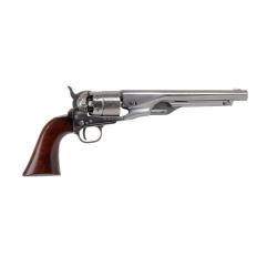 Replique 1860 Army Acier Grave Cal 44 Pn Poignee en Bois Verni Noir