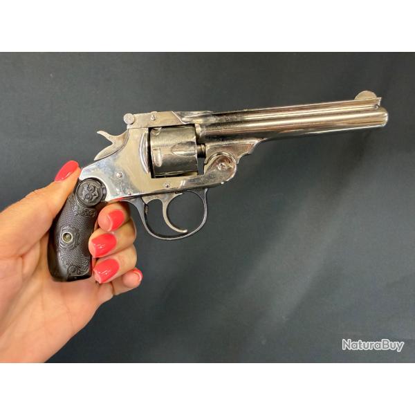 SUPERBE IVER JOHNSON SAFETY AUTO HAMMER 2nd MODEL cal. 32sw num�ro de s�rie F3737