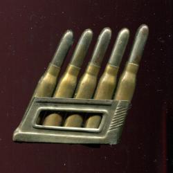 Clip de 5 cartouches 8 x 50 R Mannlicher Mle 1888