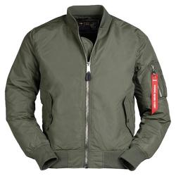 Veste d'&eacute;t&eacute; US MA1 Mil-Tec Coloris Olive Taille 2XL
