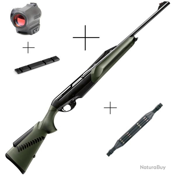 PACK Carabine BENELLI ARGO 30-06 Confort Verte + HS403R + RAIL + Bretelle