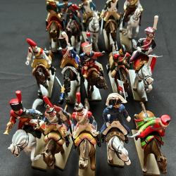 Lot de figurines soldat de plombs Starlux - Cavaliers de Napol&eacute;on 1er Empire