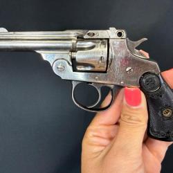 TR&Egrave;S BEAU IVER JOHNSON SAFETY AUTO HAMMER 2nd MODEL cal. 32sw num&eacute;ro 4223