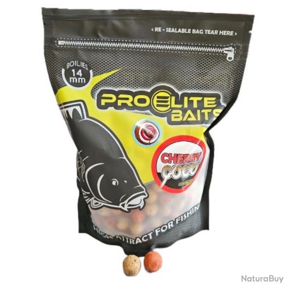 Bouillettes Pro �lite baits cherry coco 14mm/800gr