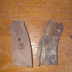 Paire de plaquettes revolver 1873 Originale
