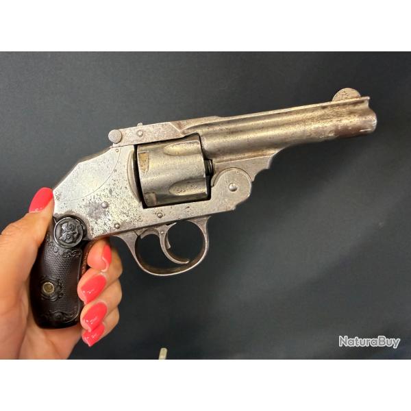 IVER JOHNSON SAFETY AUTO HAMMERLESS 2nd MODEL cal. 38sw num�ro D36066