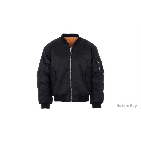 Blouson militaire Aviateur Bombers MA1 Coloris Noir