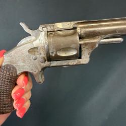 RARE MERWIN HULBERT M&Eacute;DIUM FRAME SPUR TRIGGER 2nd STYLE cal. 38sw num&eacute;ro 7498