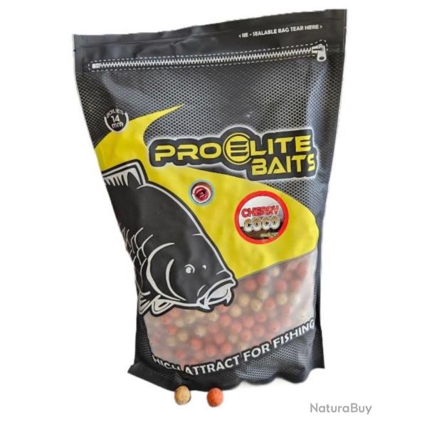 Bouillettes Pro �lite baits cherry coco 20mm/8kg