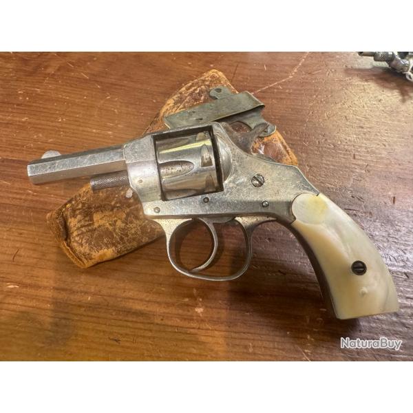 revolver hopkins and allen xl  double action calibre 22