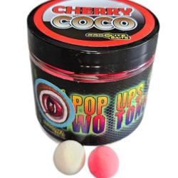 Pop up pro &eacute;lite baits fluor two tones cherry coco 14/20mm-60gr