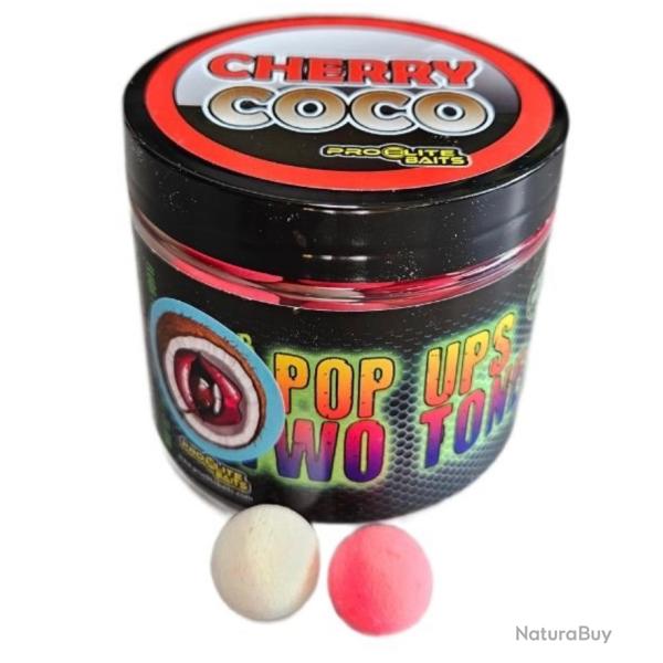 Pop up pro �lite baits fluor two tones cherry coco 14/20mm-60gr