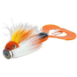 Leurre Souple Miuras Mouse Big 23CM 95G Coloris F900 Hot Orange White