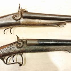 Lot deux fusils &agrave; 1� sans prix de r&eacute;serve !