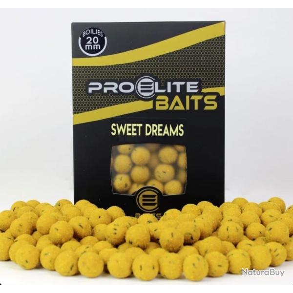 Bouillettes pro �lite baits Gold sweet dreams 200mm/1kg