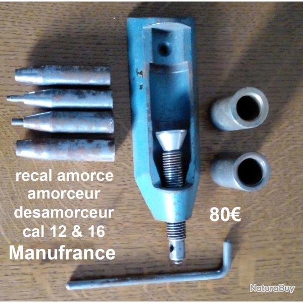 Accessoires de fabrication de cartouches, Rechargement munitions lisses