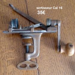 Accessoires de fabrication de cartouches, Rechargement munitions lisses