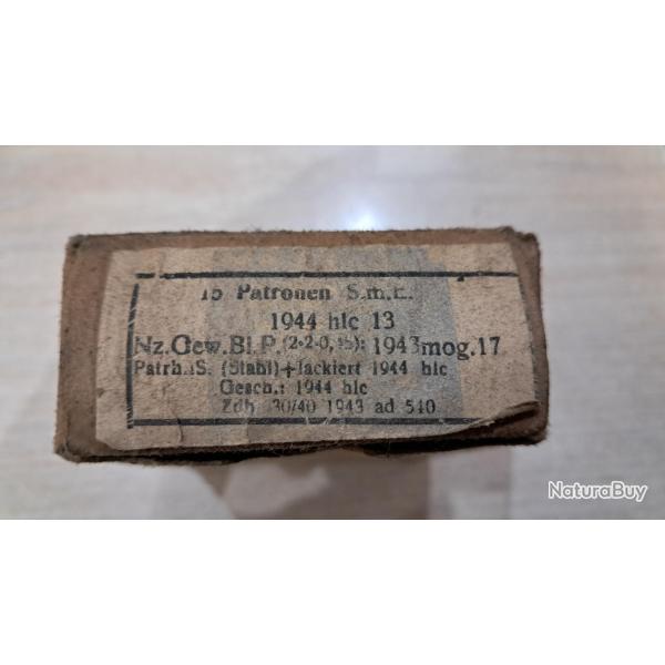 8x57JS WW2 PATRONEN 1944 � 1� sans prix de r�serve !