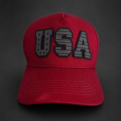 casque rouge USA