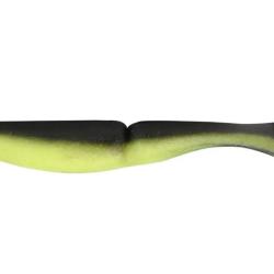 Leurre souple Sawamura one up Shad 6" solid chart black