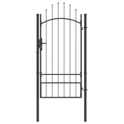 Porte de Jardin Woerden Gris 200 x 100 cm Acier