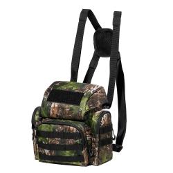 Sac de Poitrine Harnais Binoculaire Pochette T&eacute;l&eacute;m&egrave;tre Chasse Birdwatching Plein Air Bushcraft Camo