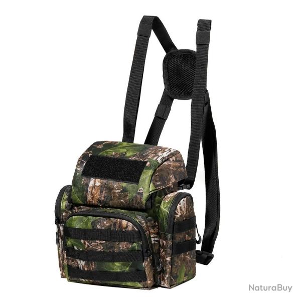 Sac de Poitrine Harnais Binoculaire Pochette T�l�m�tre Chasse Birdwatching Plein Air Bushcraft Camo