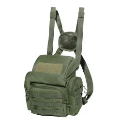Sac de Poitrine Harnais Binoculaire Pochette T&eacute;l&eacute;m&egrave;tre Chasse Birdwatching Plein Air Bushcraft Vert