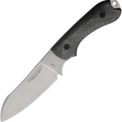 Couteau Bradford Knives Guardian 3 Lame Acier N690 Manche Micarta Noir Etui Cuir USA BRAD3SF101