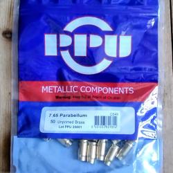 Douilles 7.65 parabellum PPU - 50 pcs