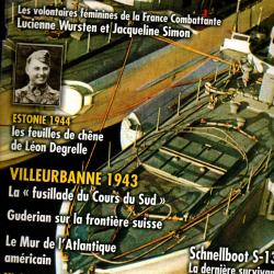 39-45 Magazine 231 villeurbanne 1943, vedette k m s-130, tch&eacute;coslovaquie protectorat, france libre a
