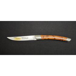 Le Thiers&reg; Le Fid&egrave;le T12LT12 - Couteau pliant - Manche Thuya 2 Mitres