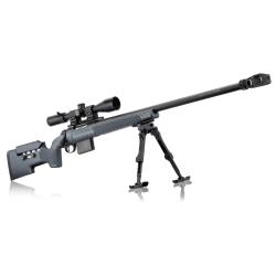 Pack carabine RUBIS Tactical Carbon Cal.308 Win. + bipied + lunette 6-24x50 + frein de bouche