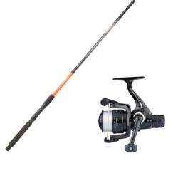 Canne &agrave; p&ecirc;che lancer l&eacute;ger SERT t&eacute;l&eacute;scopique instinct melody 210-5 10/30g avec moulinet meka efi 201