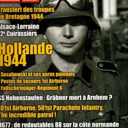 39-45 Magazine 292, 12e cuirassiers, bretagne 1944, g&eacute;n&eacute;ral sosabowski hollande 44, lions de carent