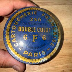 boite vide cartoucherie Fran&ccedil;aise 250 cartouches double culot 6 mm