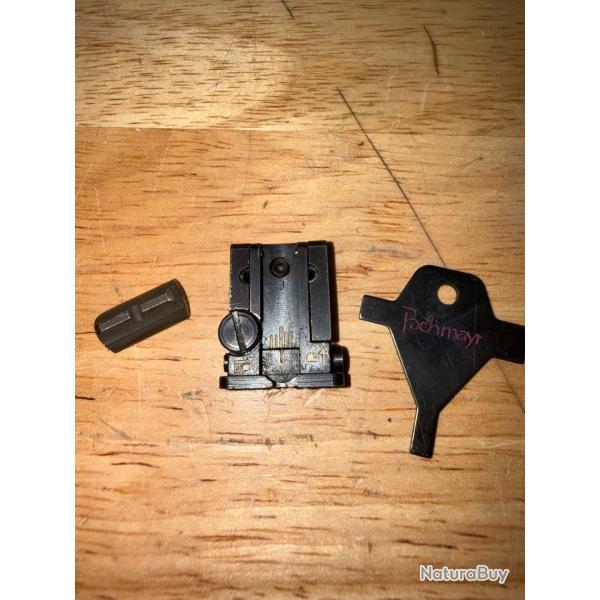 HAUSSE REGLABLE PACHMAYR + GUIDON + CLE POUR BROWNING GP 35