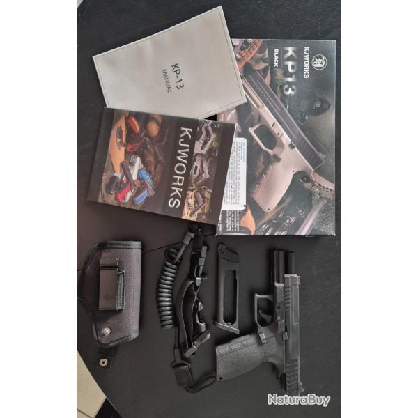R�plique airsoft KJ Works KP-13 CO2 + accessoires