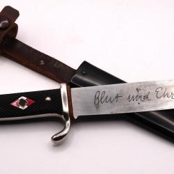 Couteau Hitlerjugend HJ Mod&egrave;le 1933 Authentique - Allemagne Nazi