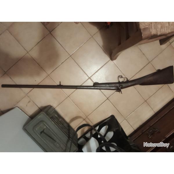 Fusil a broche 1coup cal.16