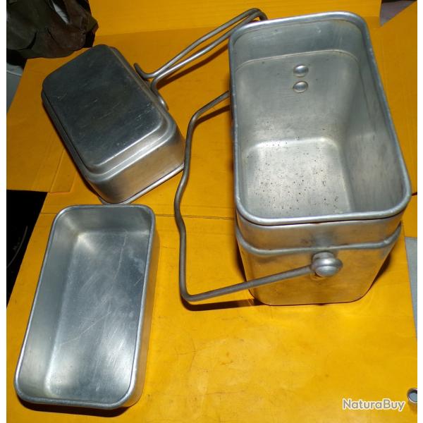 GAMELLE POUR LE REPAS DE  L'ARMEE FRANCAISE DE 1939 ww2  ( pas de date sur cet article ) FRANCE