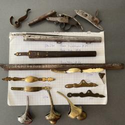 Pi&egrave;ces d&eacute;tach&eacute;es pistolet silex