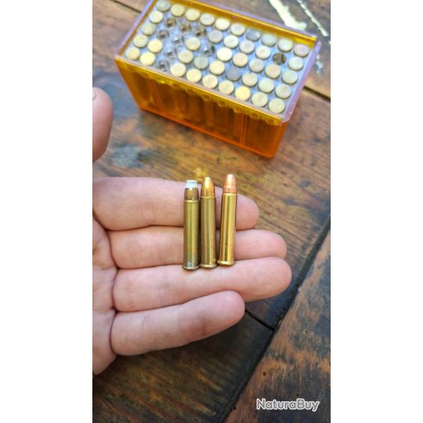 44 cartouches de 22 Win Mag, tete creuse, fmj, hollowpoint