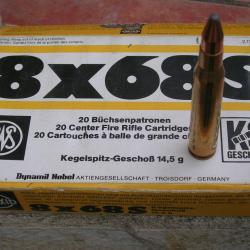 boite 20 calibre 8X68S