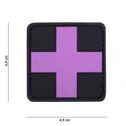 Patch 3D PVC Croix / Medic (101 Inc) Rose