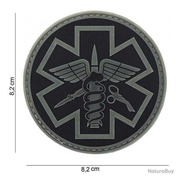 Patch 3D PVC Para Medic (101 Inc) Gris