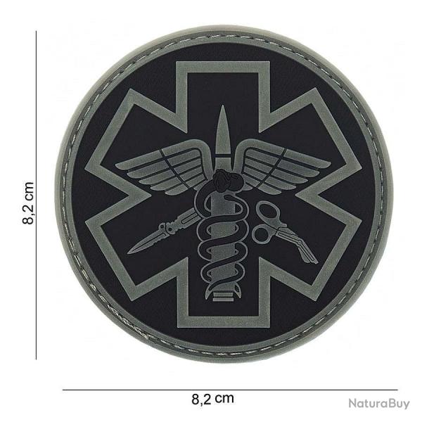 Patch 3D PVC Para Medic (101 Inc) Gris