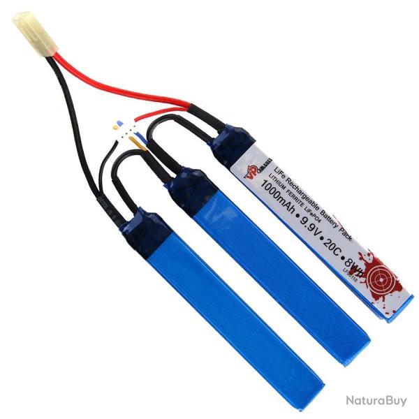 Batterie LiFe 9,9v Triple 1000 mAh (101 Inc)
