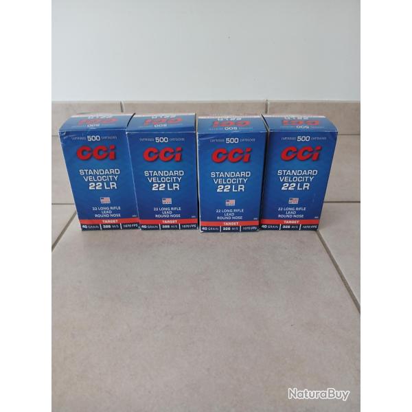 Muntions 22lr (CCI Standard Velocity) 40 grains.